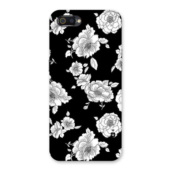 Cool Pattern Flowers Back Case for Realme C2