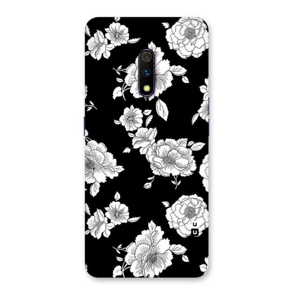 Cool Pattern Flowers Back Case for Realme X