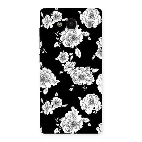 Cool Pattern Flowers Back Case for Redmi 2