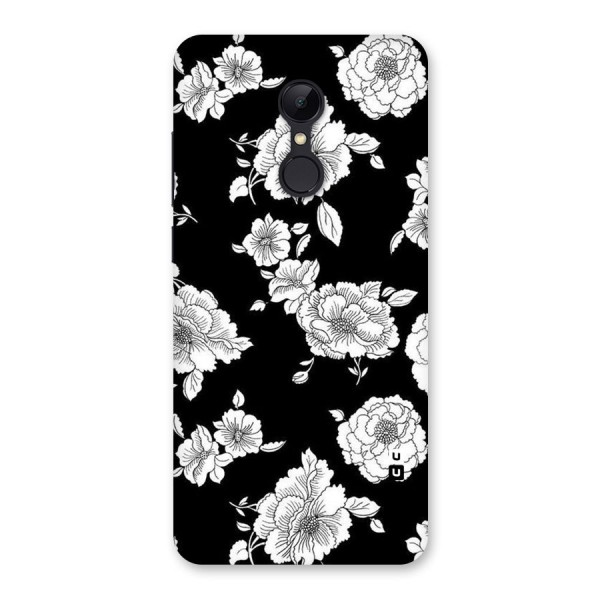 Cool Pattern Flowers Back Case for Redmi 5