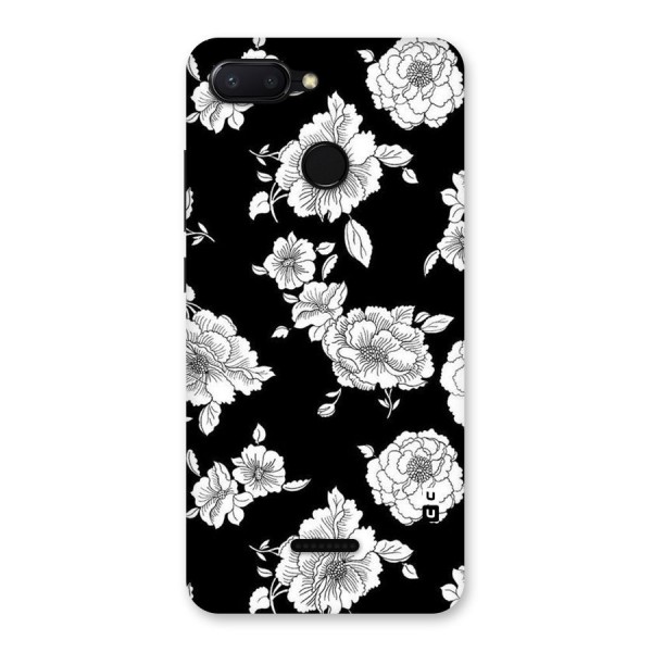 Cool Pattern Flowers Back Case for Redmi 6