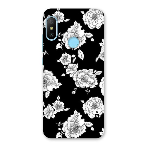 Cool Pattern Flowers Back Case for Redmi 6 Pro