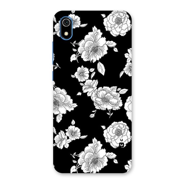 Cool Pattern Flowers Back Case for Redmi 7A