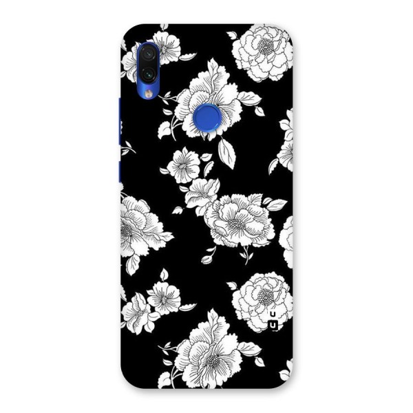 Cool Pattern Flowers Back Case for Redmi Note 7S