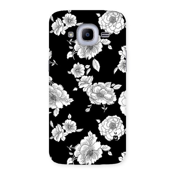 Cool Pattern Flowers Back Case for Samsung Galaxy J2 Pro