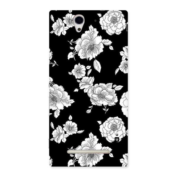 Cool Pattern Flowers Back Case for Sony Xperia C3