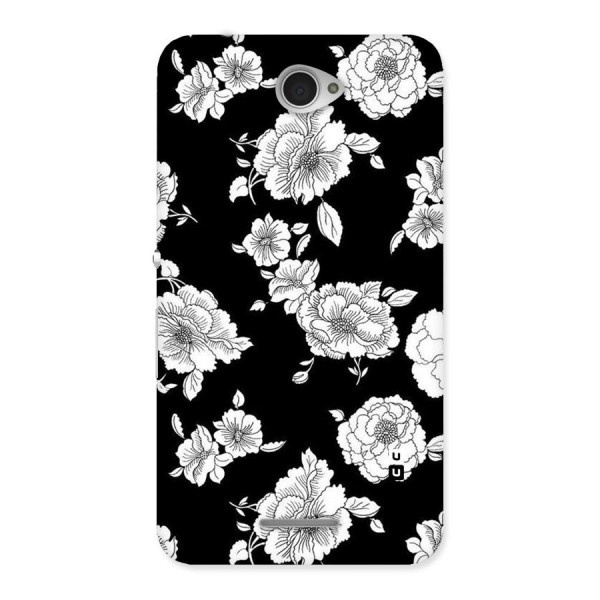 Cool Pattern Flowers Back Case for Sony Xperia E4