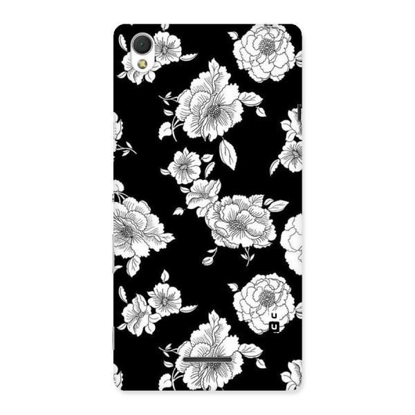 Cool Pattern Flowers Back Case for Sony Xperia T3