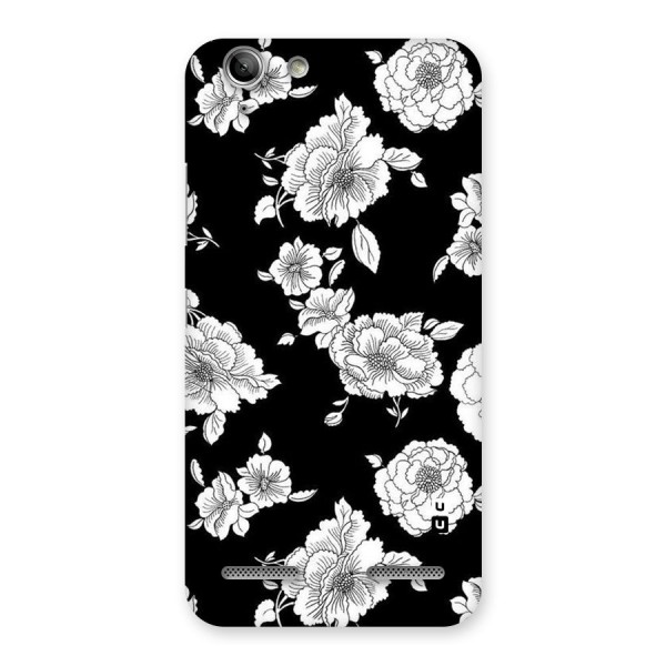 Cool Pattern Flowers Back Case for Vibe K5 Plus