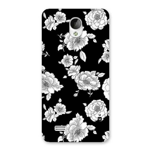 Cool Pattern Flowers Back Case for Vivo Y21