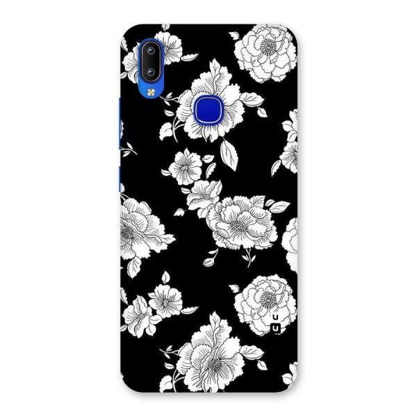 Cool Pattern Flowers Back Case for Vivo Y91