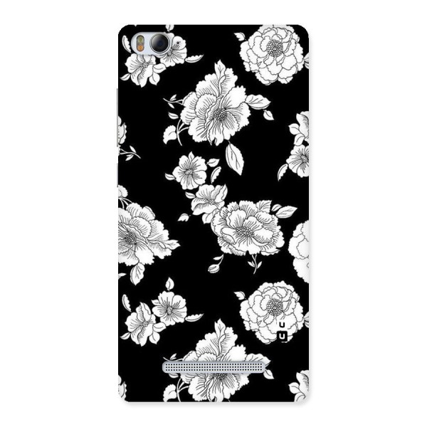Cool Pattern Flowers Back Case for Xiaomi Mi4i