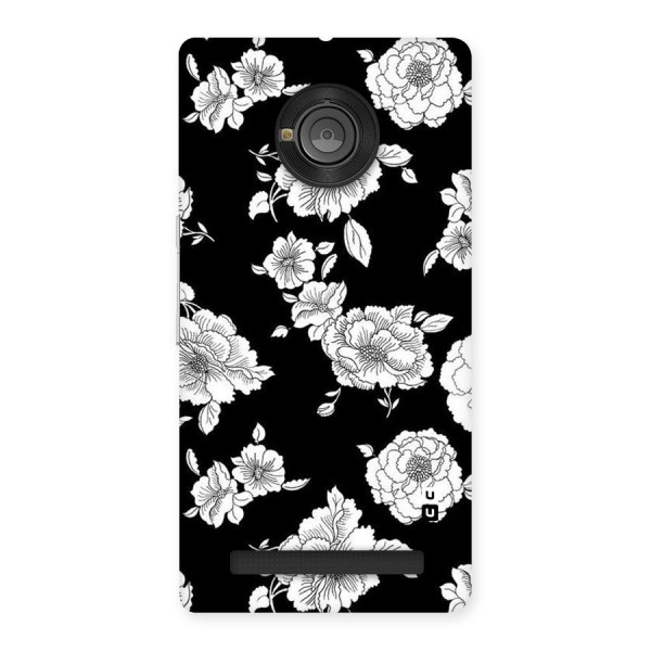 Cool Pattern Flowers Back Case for Yu Yunique