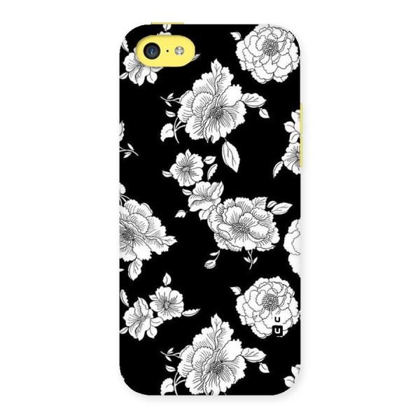 Cool Pattern Flowers Back Case for iPhone 5C