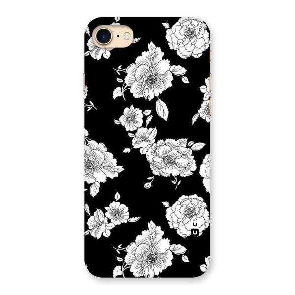 Cool Pattern Flowers Back Case for iPhone 7