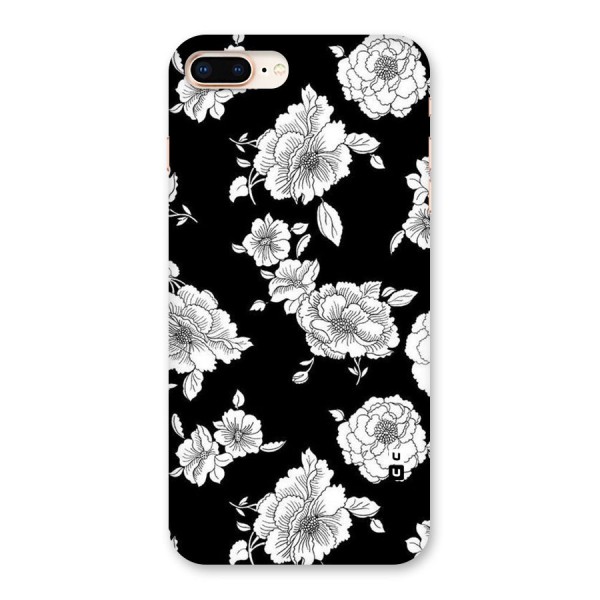Cool Pattern Flowers Back Case for iPhone 8 Plus