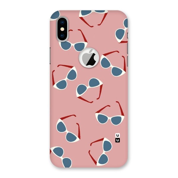 Cool Shades Pattern Back Case for iPhone XS Logo Cut