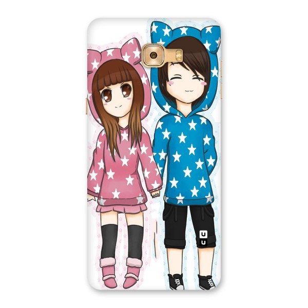 Couple In Stars Back Case for Galaxy C9 Pro