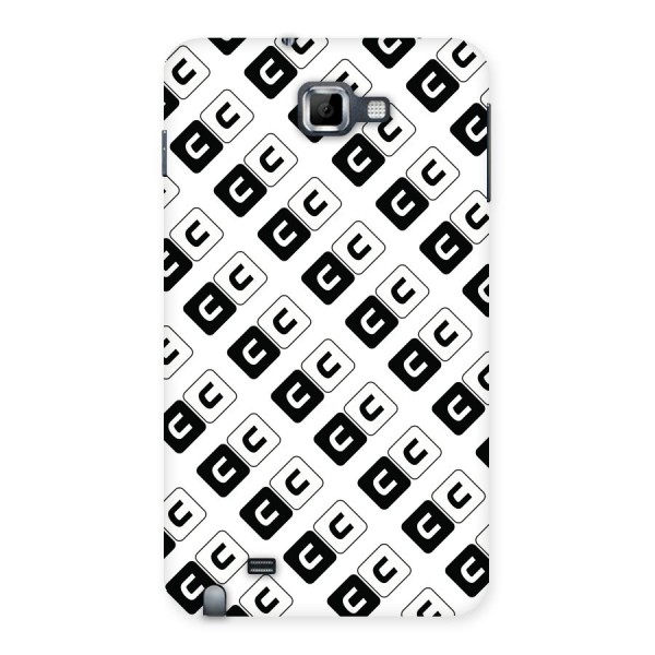 CoversCart Diagonal Banner Back Case for Galaxy Note