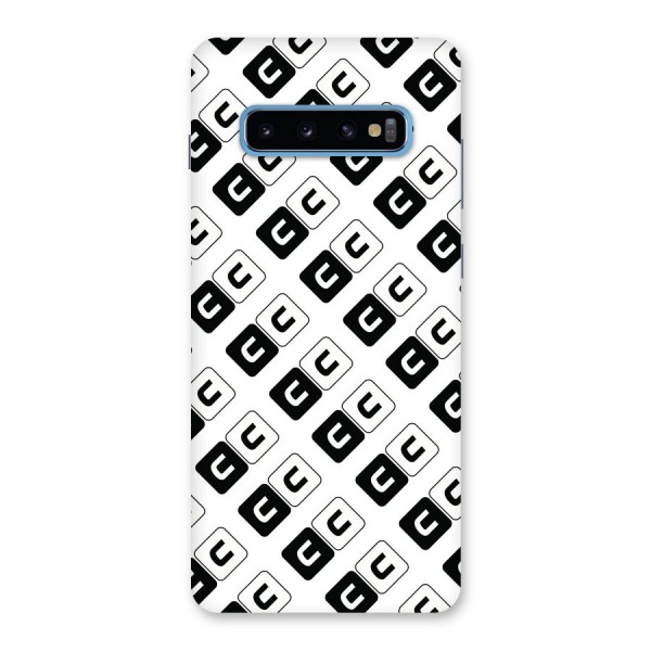 CoversCart Diagonal Banner Back Case for Galaxy S10 Plus