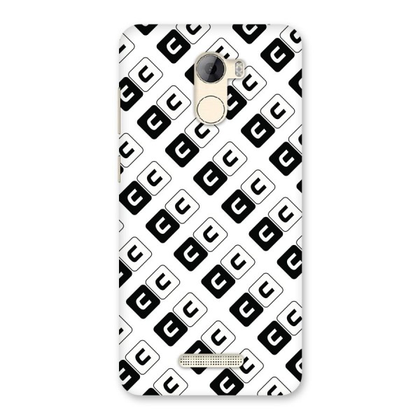 CoversCart Diagonal Banner Back Case for Gionee A1 LIte
