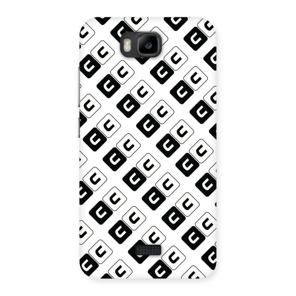 CoversCart Diagonal Banner Back Case for Honor Bee