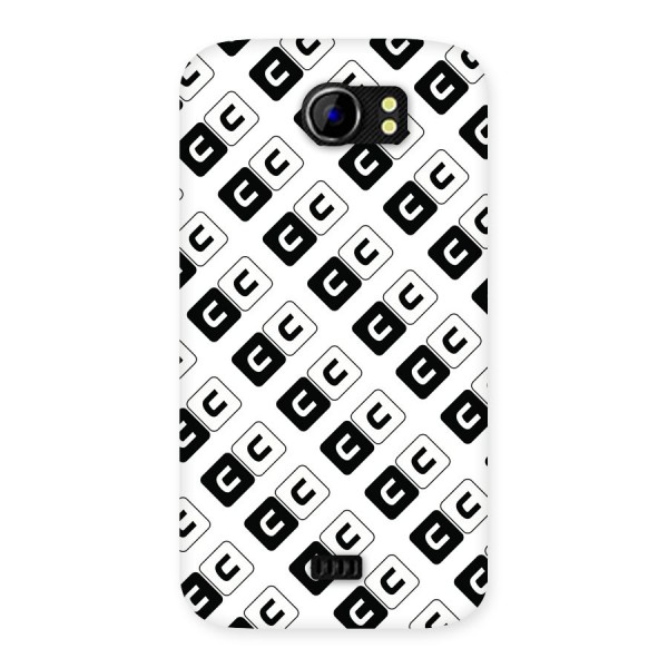CoversCart Diagonal Banner Back Case for Micromax Canvas 2 A110