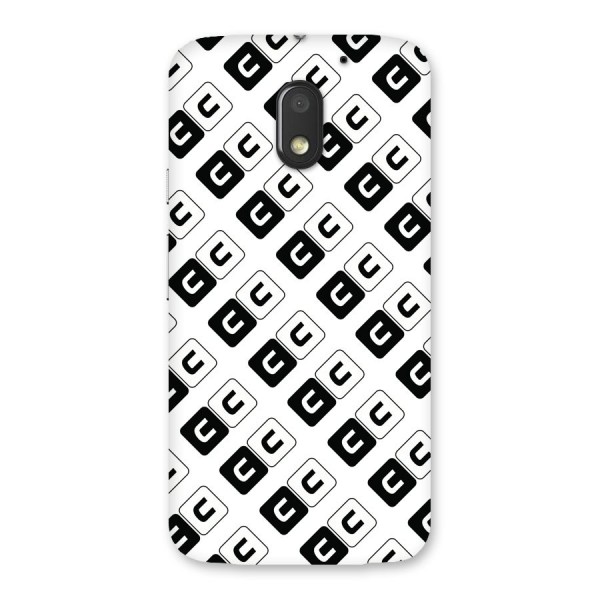 CoversCart Diagonal Banner Back Case for Moto E3 Power