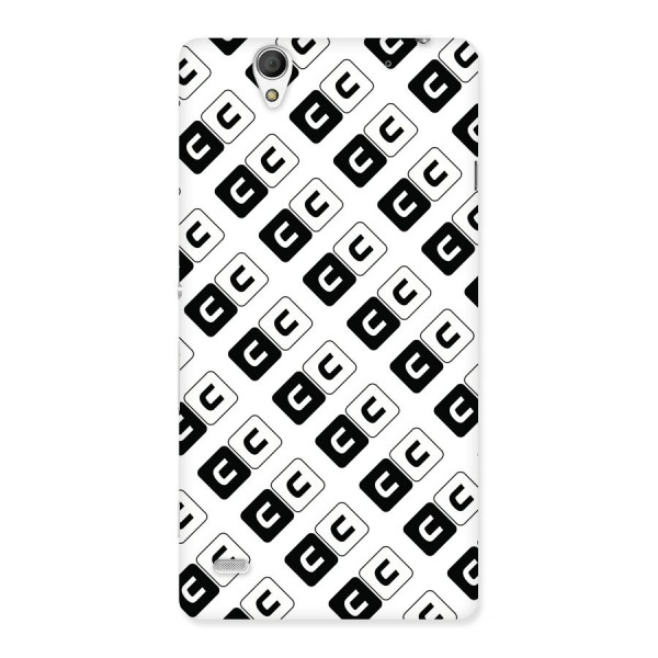 CoversCart Diagonal Banner Back Case for Sony Xperia C4