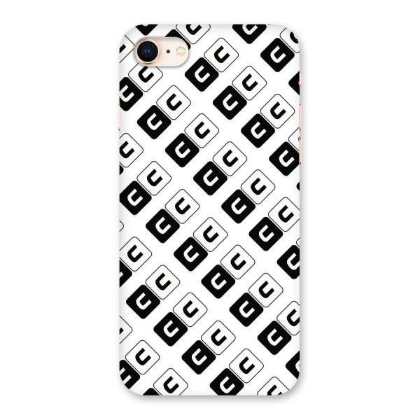 CoversCart Diagonal Banner Back Case for iPhone 8