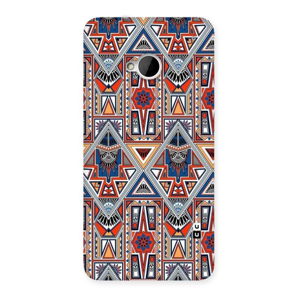 Creative Aztec Art Back Case for HTC One M7