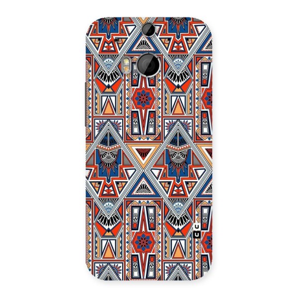 Creative Aztec Art Back Case for HTC One M8