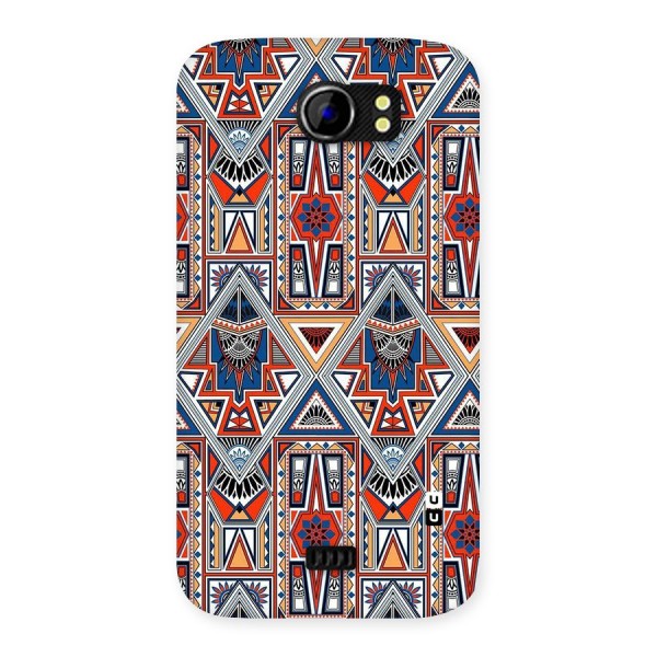 Creative Aztec Art Back Case for Micromax Canvas 2 A110