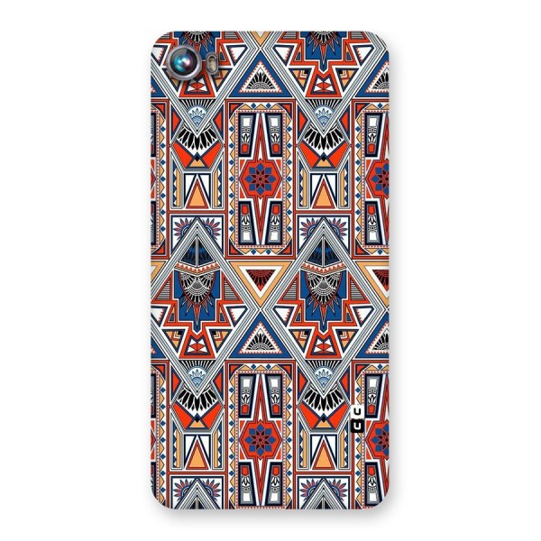 Creative Aztec Art Back Case for Micromax Canvas Fire 4 A107