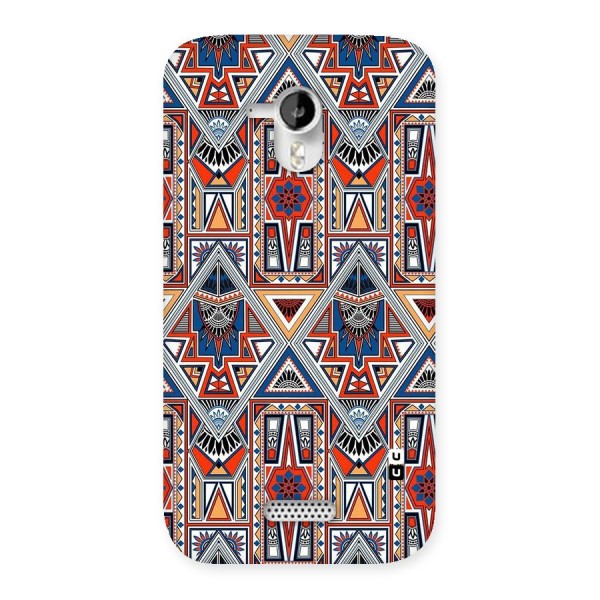 Creative Aztec Art Back Case for Micromax Canvas HD A116