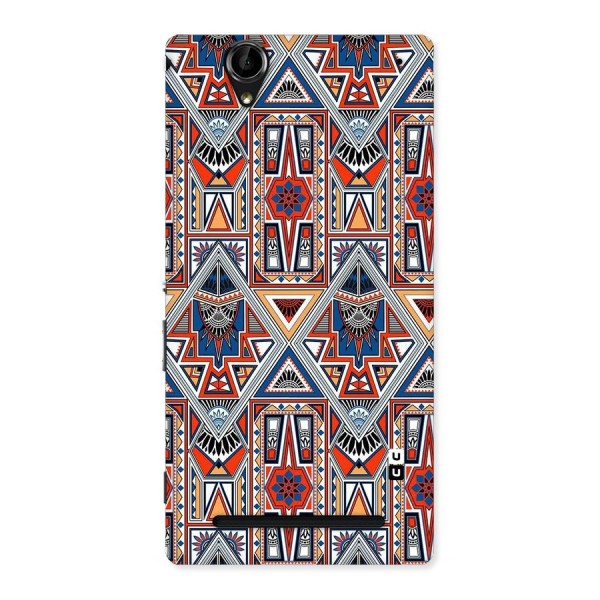 Creative Aztec Art Back Case for Sony Xperia T2