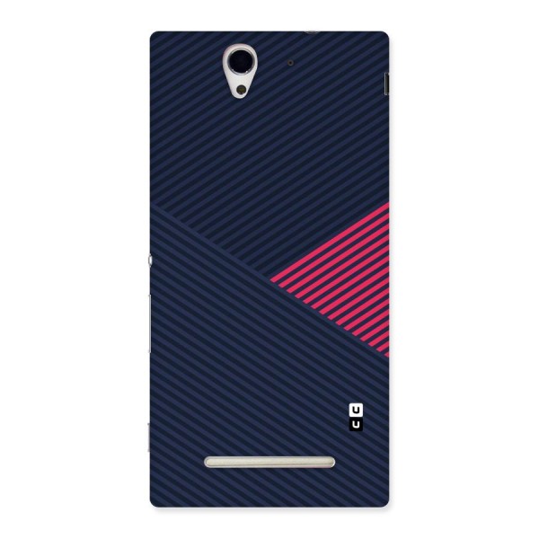 Criscros Stripes Back Case for Sony Xperia C3
