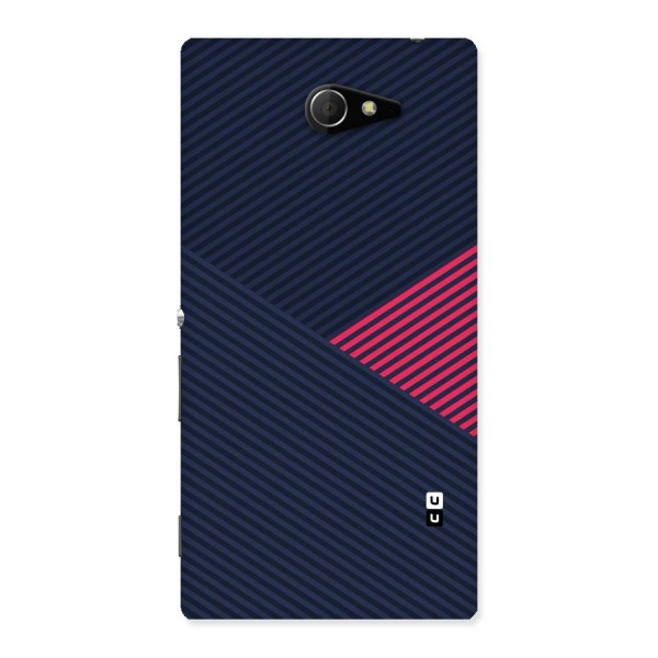 Criscros Stripes Back Case for Sony Xperia M2