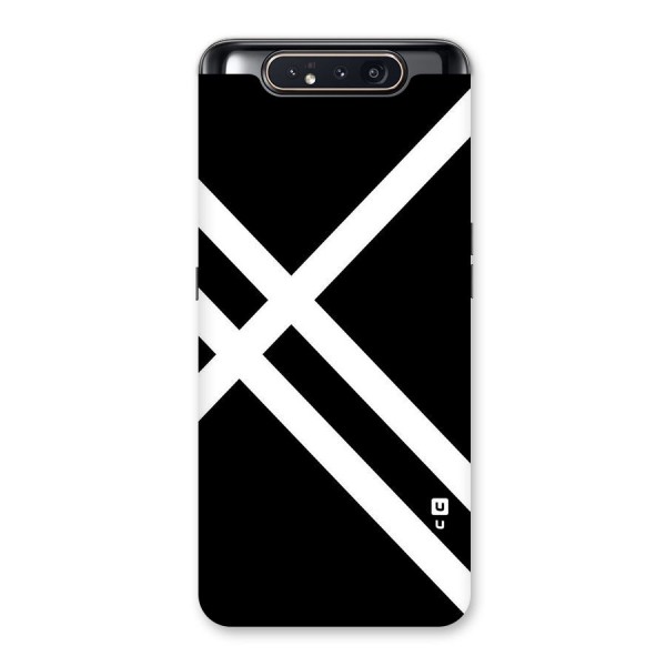 CrissCross Lines Back Case for Galaxy A80