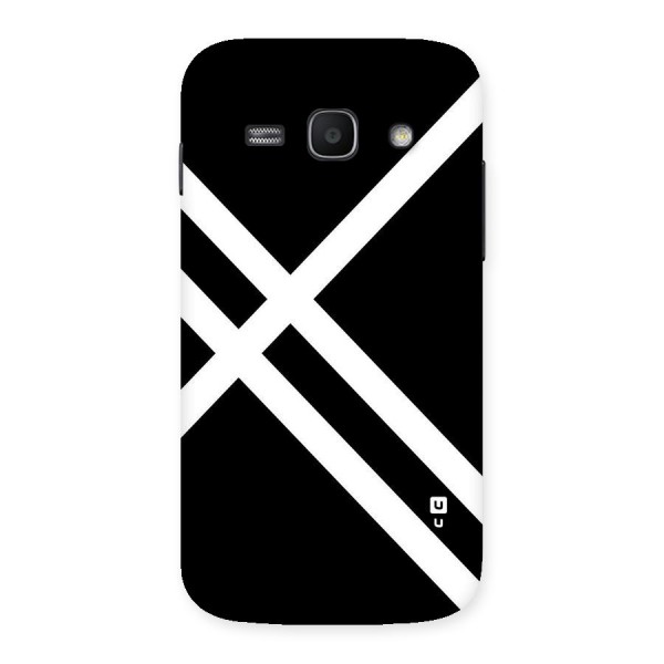 CrissCross Lines Back Case for Galaxy Ace 3