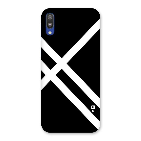CrissCross Lines Back Case for Galaxy M10