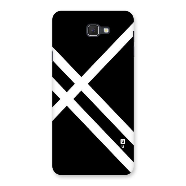 CrissCross Lines Back Case for Galaxy On7 2016