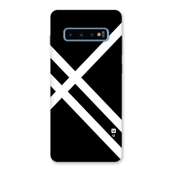 CrissCross Lines Back Case for Galaxy S10 Plus