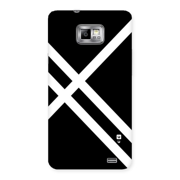 CrissCross Lines Back Case for Galaxy S2