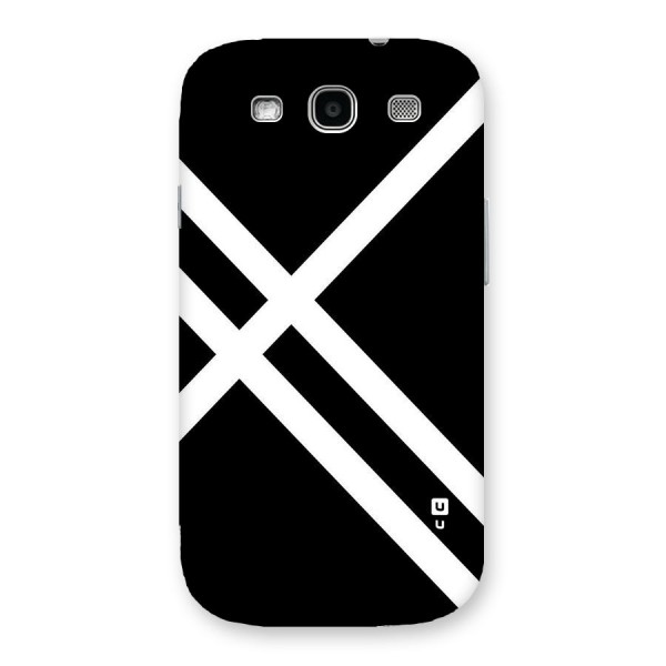 CrissCross Lines Back Case for Galaxy S3