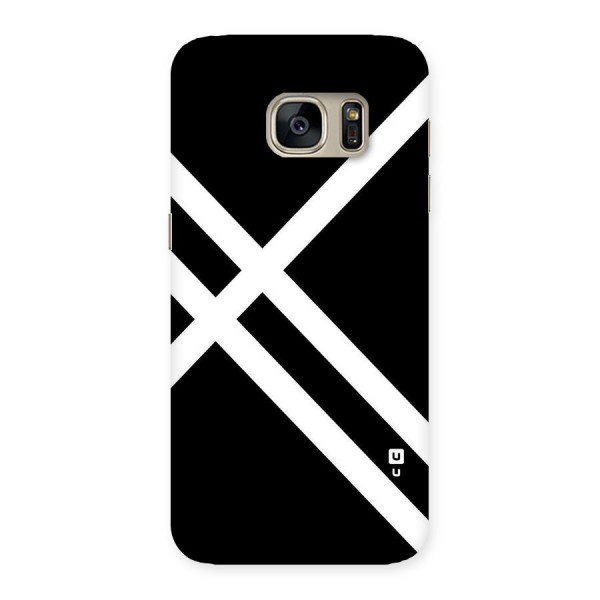 CrissCross Lines Back Case for Galaxy S7