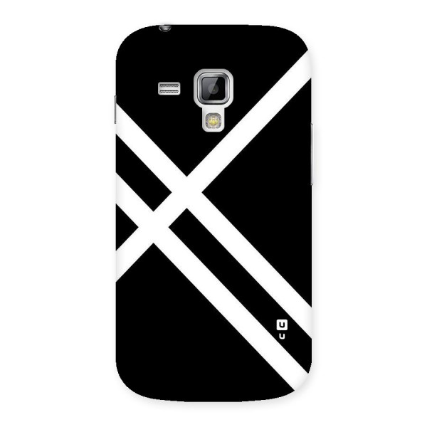 CrissCross Lines Back Case for Galaxy S Duos