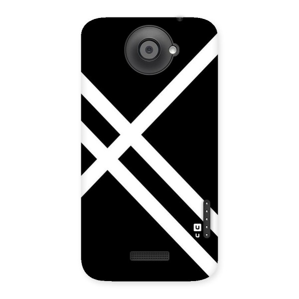 CrissCross Lines Back Case for HTC One X