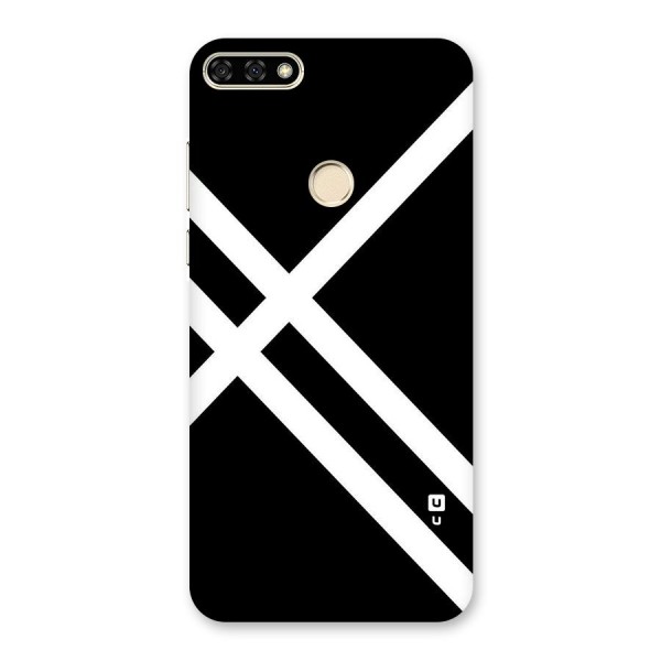 CrissCross Lines Back Case for Honor 7A