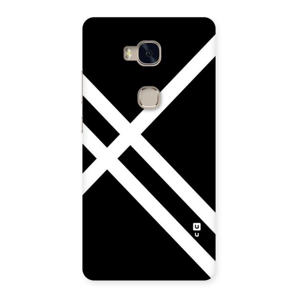 CrissCross Lines Back Case for Huawei Honor 5X